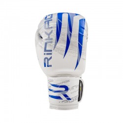 Rinkage Blast  gants d'entraînement boxe Color  Blanc-Bleu Size 14 OZ