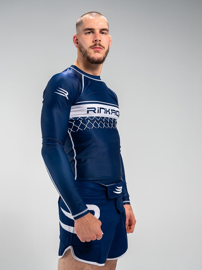 Rashguard manches longues FENCE Bleu