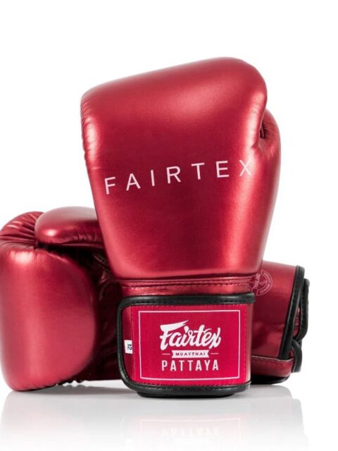 Gants FAIRTEX - METALLIC RED