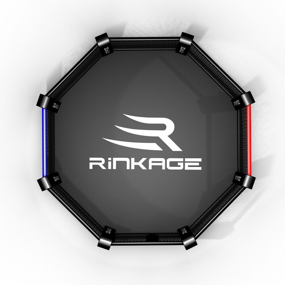 Cage MMA sur podium 50 cm