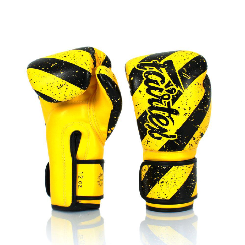 Gants Fairtex Art Grunge manchette longue – Muay Thaï et boxe anglaise